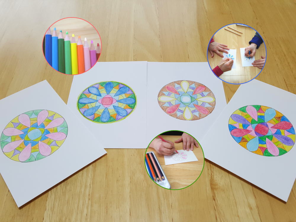 塗り絵で脳と心をリラックス！塗り絵セラピー人気です♪